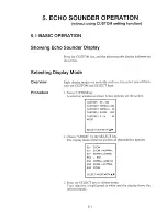 Preview for 24 page of Furuno FCV-1000 Operator'S Manual