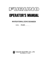 Предварительный просмотр 1 страницы Furuno FE-680 Operator'S Manual