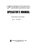 Preview for 1 page of Furuno FE-880T Operator'S Manual