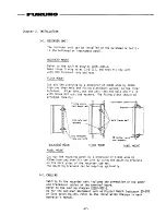 Preview for 24 page of Furuno FE-880T Operator'S Manual