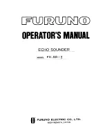 Furuno FE-881 II User Manual preview