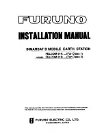 Furuno FELCOM 81A Installation Manual preview