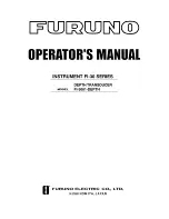 Предварительный просмотр 1 страницы Furuno FI-3001 Operator'S Manual