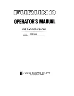 Preview for 1 page of Furuno FM-7000 Operator'S Manual