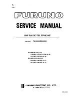 Furuno FM-8800 Service Manual preview