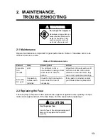 Предварительный просмотр 21 страницы Furuno FMD-1712 Operator'S Manual