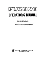 Furuno FR-1505 Mark-2 Operator'S Manual preview