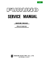 Furuno FR-2115 Service Manual preview