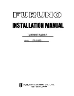 Preview for 1 page of Furuno FR-2135S Installation Manual