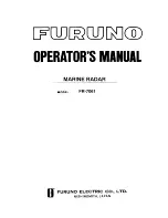 Предварительный просмотр 1 страницы Furuno FR-7061 Operator'S Manual