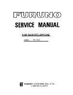 Предварительный просмотр 1 страницы Furuno FS-1503 Service Manual