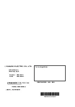 Preview for 2 page of Furuno FS-1570 Service Manual