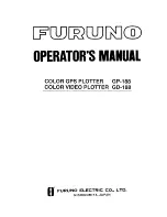 Furuno GD-188 User Manual preview