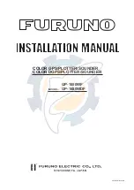 Preview for 1 page of Furuno GP-1850WDF Installation Manual