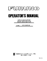 Furuno GP-31 Operator'S Manual preview