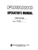 Preview for 1 page of Furuno GPS Plotter GP1600 Operator'S Manual