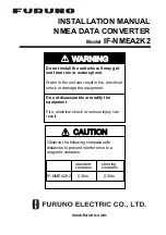 Furuno IF-NMEA2K2 Installation Manual preview