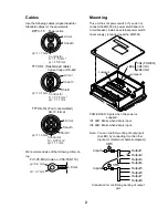 Preview for 6 page of Furuno MD-550 Operator'S Manual