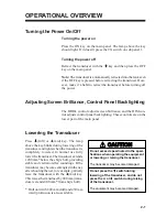 Preview for 17 page of Furuno MODEL CSH-73 Operator'S Manual