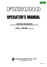 Furuno NX-300-D Operator'S Manual preview