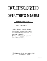 Furuno RC-1500-1T Operator'S Manual preview