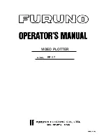 Furuno RP-17 Operator'S Manual preview