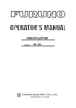 Furuno RP-180 Operator'S Manual preview