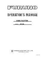 Furuno RP-250 Operator'S Manual preview