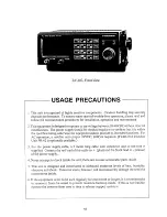 Preview for 8 page of Furuno RV-107 Operator'S Manual