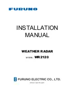 Furuno WR2120 Installation Manual preview