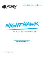 Preview for 1 page of Fury Nighthawk Quick Installation Manual