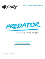 Fury Predator Quick Installation Manual preview