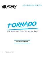 Fury Tornado Quick Installation Manual preview