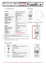 FuseBox TD1 Instruction Leaflet preview