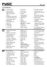 Preview for 5 page of Fusic FC-29 Quick Start Manual