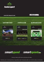 Fusion Sport SmartSpeed User Manual preview