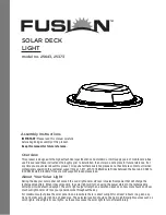 Предварительный просмотр 1 страницы Fusion 25643 Quick Start Manual