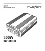 Preview for 1 page of Fusion 300W INVERTER Owner'S Manual