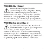 Preview for 7 page of Fusion 300W INVERTER Owner'S Manual