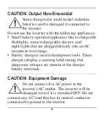 Preview for 8 page of Fusion 300W INVERTER Owner'S Manual