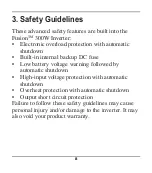 Preview for 10 page of Fusion 300W INVERTER Owner'S Manual