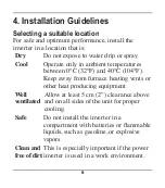 Preview for 11 page of Fusion 300W INVERTER Owner'S Manual