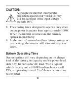 Preview for 20 page of Fusion 300W INVERTER Owner'S Manual