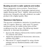 Preview for 22 page of Fusion 300W INVERTER Owner'S Manual