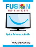 Preview for 1 page of Fusion 330-345-8114 Quick Reference Manual