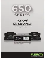 Preview for 2 page of Fusion 650 Series AV650 Owner'S Manual