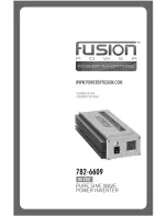 Preview for 8 page of Fusion 782-6609 User Manual