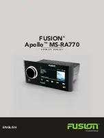 Предварительный просмотр 1 страницы Fusion Apollo MS-RA770 Owner'S Manual