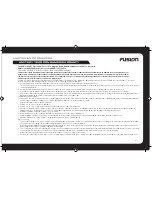 Предварительный просмотр 21 страницы Fusion CA-CD700 Instruction Manual