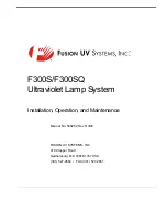 Fusion F300S Installation, Operation And Maintenance Manual preview